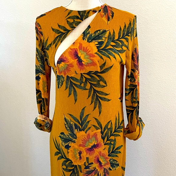 ZARA TROPICAL 🌴 DRESS - Picture 1 of 3